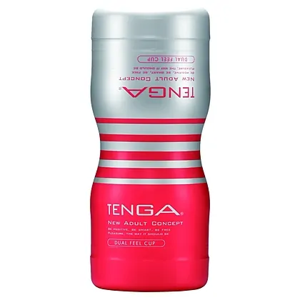 Masturbator Tenga Dual Feel Cup Medium Rosu