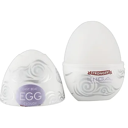 Masturbator Tenga EGG Cloudy Alb