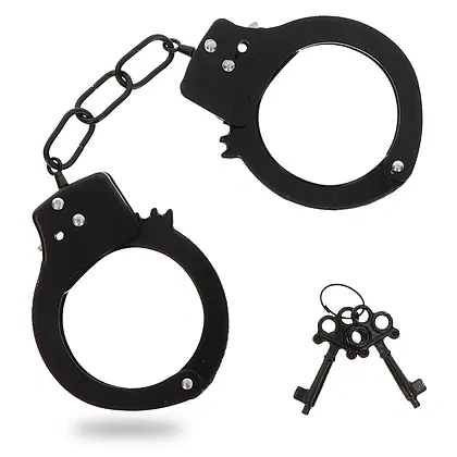 Metal Handcuffs Negru