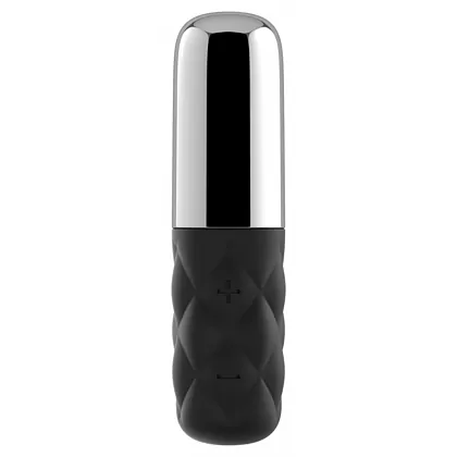 Mini Vibrator Satisfyer Sparkling Darling Chrome Negru