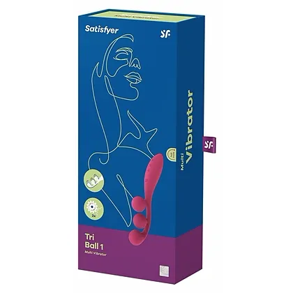 Multi-Vibrator Satisfyer Tri Ball 1 Rosu