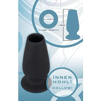 Pleasure Tunnel Plug XL Negru