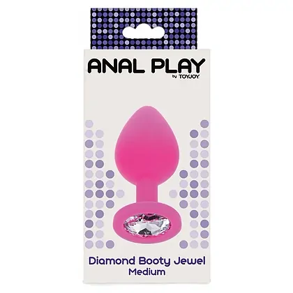 Plug Anal Diamond Jewel Medium Roz