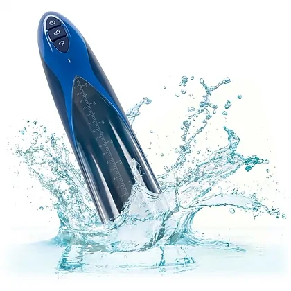 Pompa Penis Rechargeable Waterproof Albastru