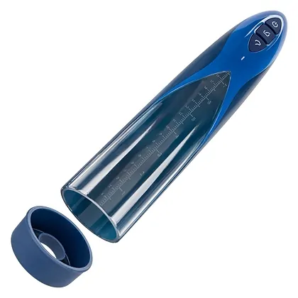 Pompa Penis Rechargeable Waterproof Albastru