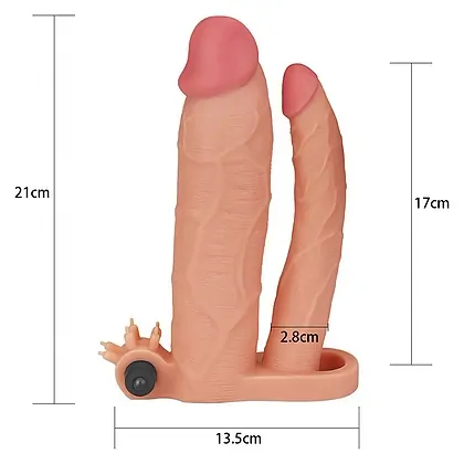 Prelungitor Dublu Penis Add 3 Vibrating