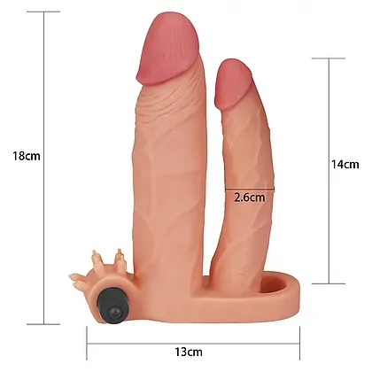 Prelungitor Penis Double Add 1 Vibrating