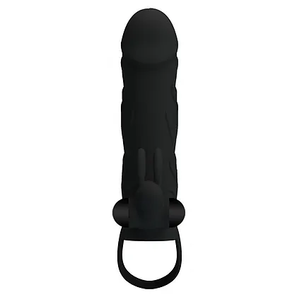 Prelungitor Penis Pretty Love With Ball Strap Negru