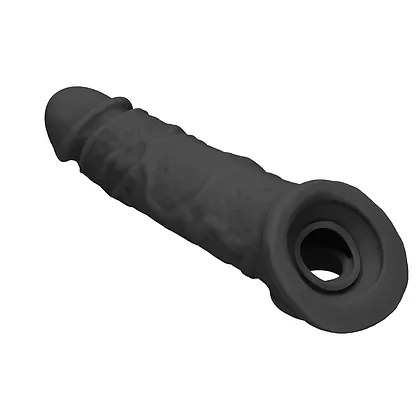 Prelungitor Penis Sleeve RealRock 21cm Negru