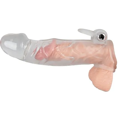 Prelungitor Penis Vibrator Crystal Skin Transparent