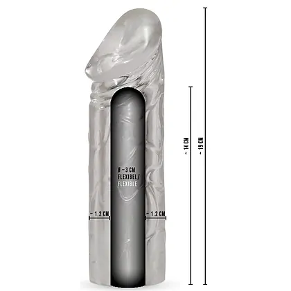 Prelungitor Rebel Mega Penis Transparent