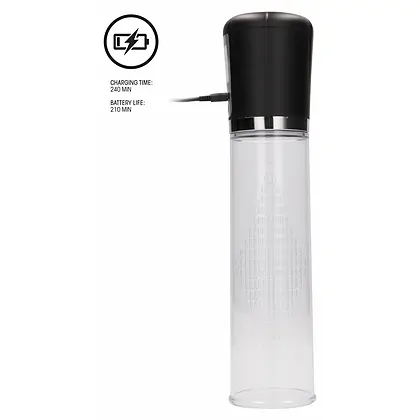 Premium Rechargeable Automatic LCD Pump - Transparent