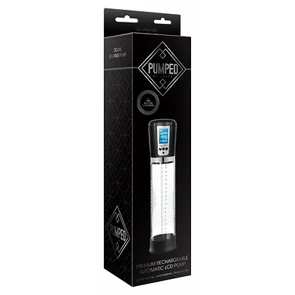 Premium Rechargeable Automatic LCD Pump - Transparent