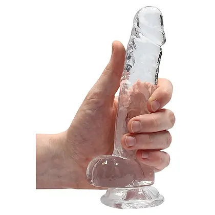 Realistic Dildo 19cm Transparent