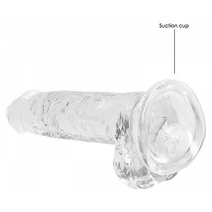 Realistic Dildo 19cm Transparent