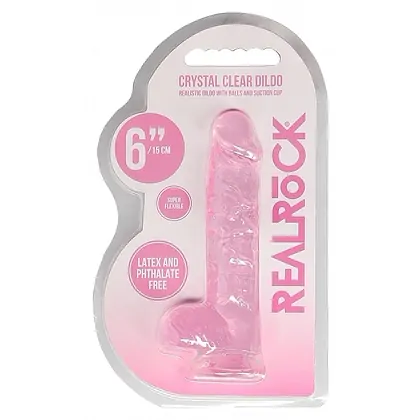 RealRock Crystal Roz 17cm