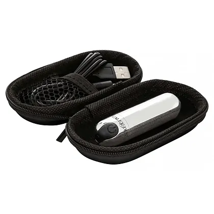 Rechargeable Hideaway Ou Vibrator Argintiu