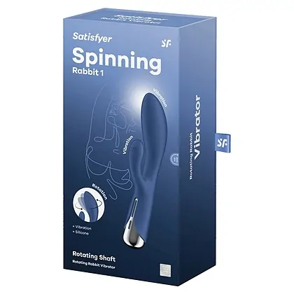 Satisfyer Spinning Rabbit 1 Albastru