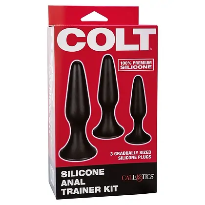 Set Anal Plug COLT Silicone Negru