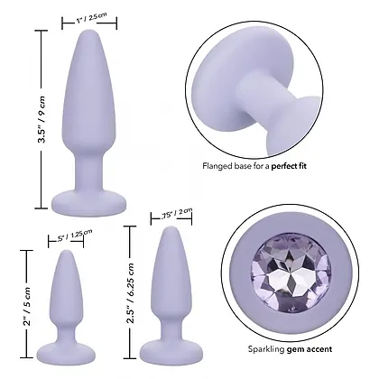 Set Anal Plug Crystal Mov