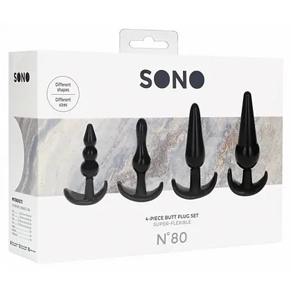 Set Anal Plug NO. 80 Negru