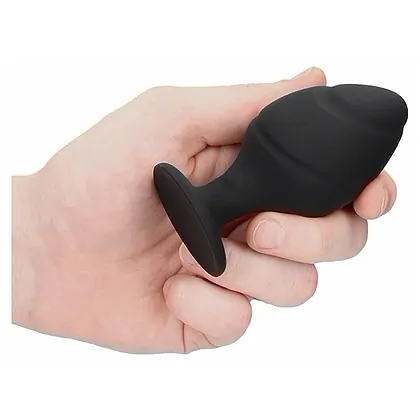 Set Anal Plug Swirled Negru