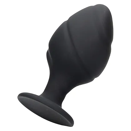 Set Anal Plug Swirled Negru