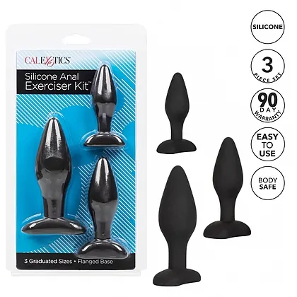 Set Anal Silicone Exerciser Negru