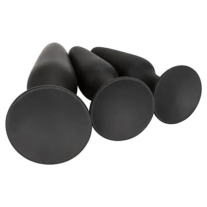 Set But Plug Silicone Anal Trainer Negru