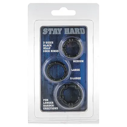 Set Inele Penis Stay Hard Negru