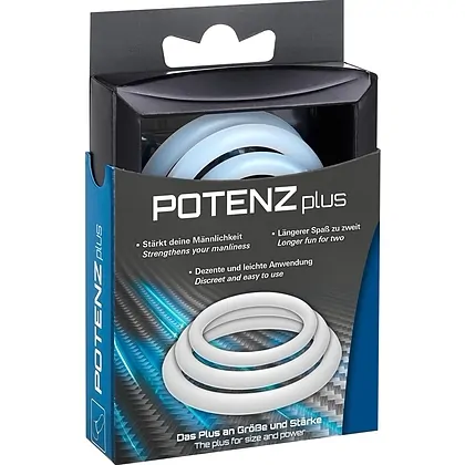 Set Inele Pentru Penis POTENZplus Transparent