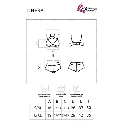 Set LivCo Linera Negru S-M