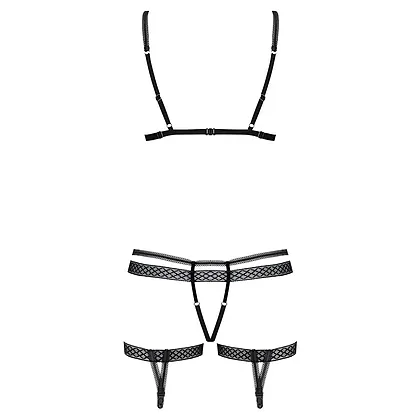 Set Obsessive 855-SEA Negru S-M