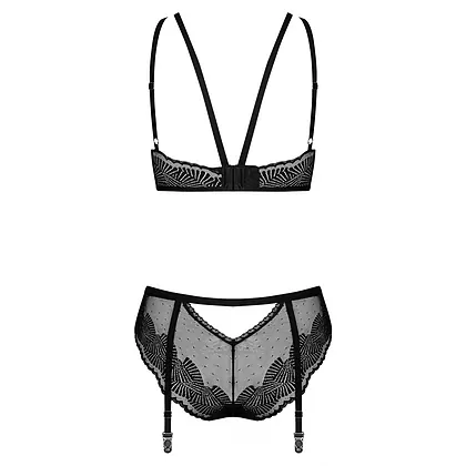 Set Obsessive Allastia Negru S-M