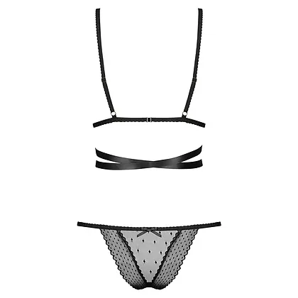 Set Obsessive Bowessa Negru S-M