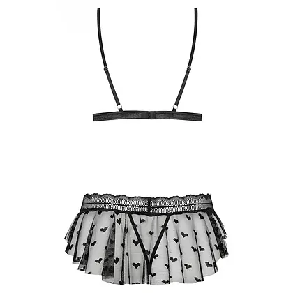 Set Obsessive Heartia Negru L-XL