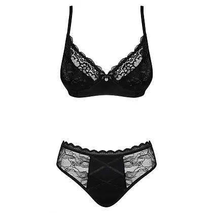 Set Obsessive Laurise Negru S-M