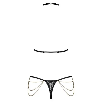 Set Obsessive Pantheria Negru S-M