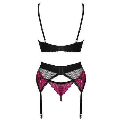 Set Obsessive Rosenty 3 Piese Roz XS-S