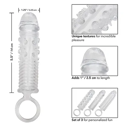 Set Prelungitoare Textured Extension Transparent