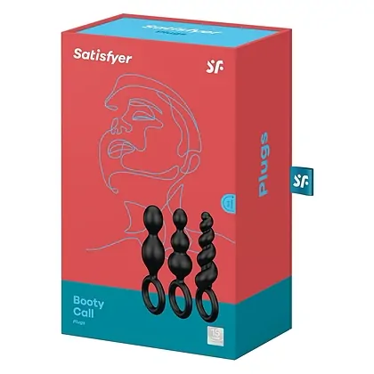 Set Satisfyer De Accesorii Pentru Satisfactie Anala Negru