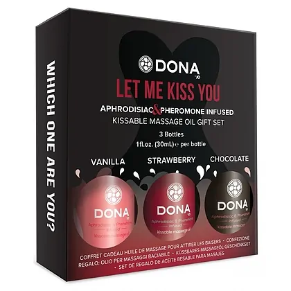 Set Ulei Masaj Dona Gift Set Flavored 3 x 30ml