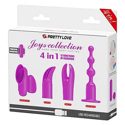 Set Vibratoare Pretty Love Joy Collection 4 in 1 Mov