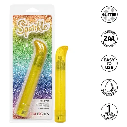 Sparkle Slim G-Vibe Vibrator Galben