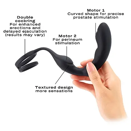 Stimulator Prostata Dorcel P-Ring Negru