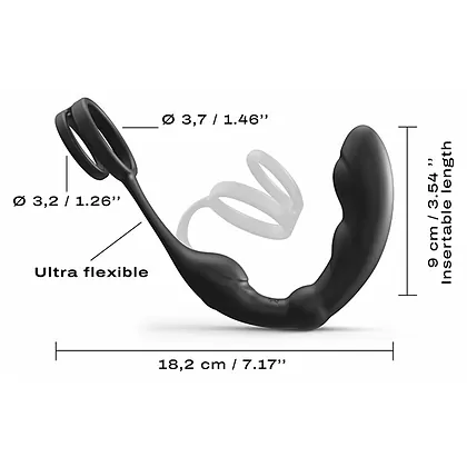 Stimulator Prostata Dorcel P-Ring Negru