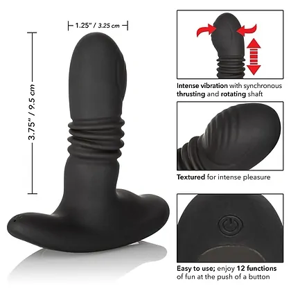 Stimulator Prostata Eclipse Thrusting Probe Negru