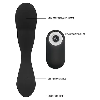 Stimulator Prostata No. 79 Rechargeable Negru