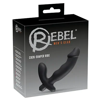 Stimulator Prostata Rebel Penis-Shaped Negru