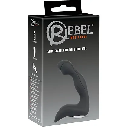 Stimulator Prostata Reincarcabil Rebel Negru